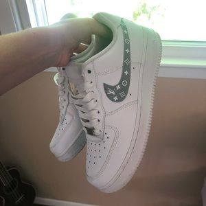 Nike Air Force 1s with Louis Design